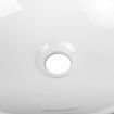 Ceramic Sink Round 41 x 34cm - White