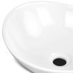 Ceramic Sink Round 41 x 34cm - White