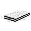 Giselle Bedding Mykonos Euro Top Pocket Spring Mattress 30cm Thick -Single