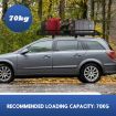Universal Roof Rack Basket Luggage Carrier Cargo Holder Storage for Car SUV Aluminium