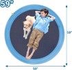 Non-Slip Sprinkler Pad, 150CM Shallow Pool for Kids and Dogs