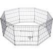 i.Pet Pet Dog Playpen 24" 8 Panel Puppy Exercise Cage Enclosure Fence