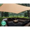 Heavy Duty Shade Sail Canopy 2 x 4M - Sand
