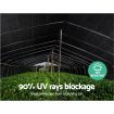 20m Shade Cloth Roll with 90% Shade Block - Black