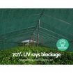 30m Shade Cloth Roll with 70% Shade Block - Green