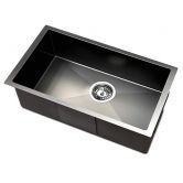 Cefito 30cm x 45cm Stainless Steel Kitchen Sink Under/Top/Flush Mount Black