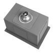 Cefito 30cm x 45cm Stainless Steel Kitchen Sink Under/Top/Flush Mount Black