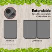 Weisshorn Double Self-Inflating Mat 10cm with Thick Polyurethane Foam - Grey