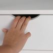 Bedside Table Drawer with 15mm Thick Board - White