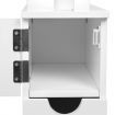 Freestanding Bathroom Storage Cabinet - White