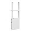 Freestanding Bathroom Storage Cabinet - White
