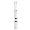 Freestanding Bathroom Storage Cabinet - White