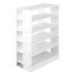 6-Tier Shoe Rack Cabinet White - Up to 30 Pairs