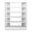 6-Tier Shoe Rack Cabinet White - Up to 30 Pairs