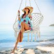 Gardeon Hammock Chair Swing Bed Relax Rope Portable Outdoor Hanging Indoor 124CM