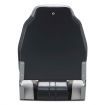 Seamanship Set of 2 Folding Swivel Boat Seats - Grey & Black