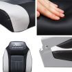 Seamanship Set of 2 Folding Swivel Boat Seats - Grey & Black
