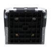 Seamanship Set of 2 Folding Swivel Boat Seats - Grey & Black