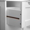 Bathroom Tallboy Storage Cabinet - White