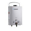 Devanti Outdoor Gas Water Heater - Silver