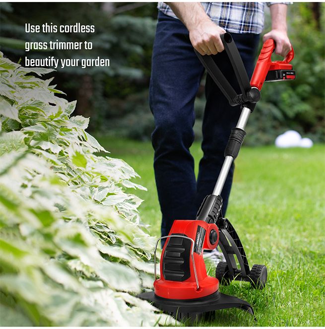 Whipper Snipper Cordless Grass Trimmer String Edger Electric Lawn Weed ...