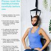 Over The Door Cervical Neck Traction Device For Home Use Portable Neck Pain Relief Hammock Physical Therapy For Neck Decompressor
