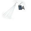 8 Tubes 50cm 288LED Solar Powered Waterproof Snow Falling Lights Meteor Shower Lights Christmas Outdoor Home Patio Wedding Decorations Warm White