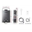 Devanti Gas Hot Water Heater Portable Shower Camping LPG Outdoor Instant Grey