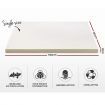 Giselle Bedding Memory Foam Mattress Topper w/Cover 8cm - Single