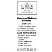 Giselle Bedding Bamboo Mattress Protector - Single