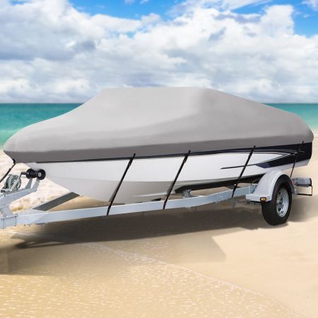 Buy 23-25ft Trailerable Boat Cover Jumbo Marine Grade Fabric 600D Protector  Pontoon Runabout Bass V-hull Fishing Tri-hull OGL Online