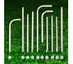 1.88 x 1.25 Metre White Soccer Goal