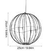 25cm Sphere Glowing Display-Christmas Ornaments Holiday Christmas Party Decorations