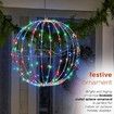 25cm Sphere Glowing Display-Christmas Ornaments Holiday Christmas Party Decorations