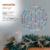 25cm Sphere Glowing Display-Christmas Ornaments Holiday Christmas Party Decorations