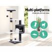 i.Pet Cat Tree 112cm Trees Scratching Post Scratcher Tower Condo House Furniture Wood