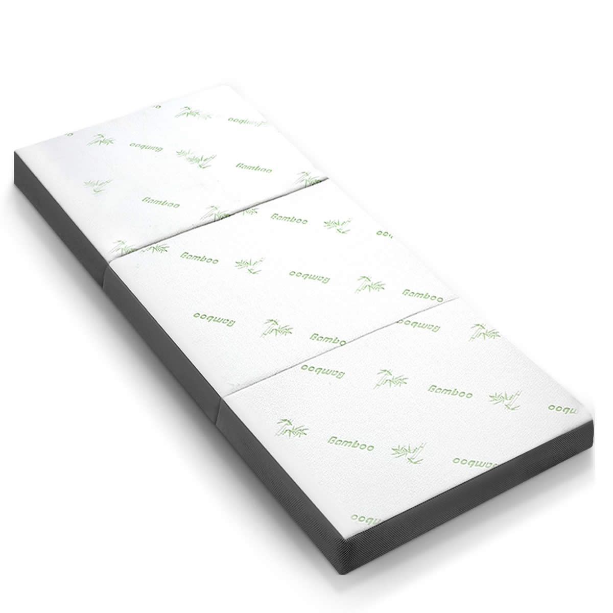Giselle Bedding Folding Foam Portable Mattress Bamboo Fabric