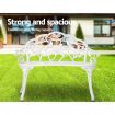 Victorian Garden Bench - White
