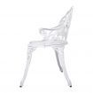 Victorian Garden Bench - White