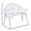 Victorian Garden Bench - White