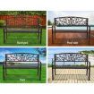 Cast Iron Garden Bench - Bronze