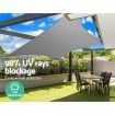Instahut Sun Shade Sail Cloth Shadecloth Outdoor Canopy Rectangle 280gsm 6x6m