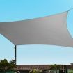 Instahut Sun Shade Sail Cloth Shadecloth Outdoor Canopy Rectangle 280gsm 6x6m