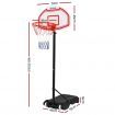 Everfit 2.1M Adjustable Portable Basketball Stand Hoop System Rim White