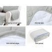 Artiss Sofa Cover Quilted Couch Covers Protector Slipcovers 3 Seater Grey