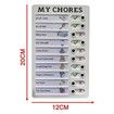 4 Pcs Chore Chart Checklist Board Do List Plastic DIY Routine Chart My Chores Kids Checklist with 10 Card Paper Daily Checklist for Home Travel Planning