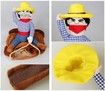 Cowboy Rider Dog Costume for Dogs Clothes Knight Style with Doll and Hat for Halloween Day Pet Costume (Size L)