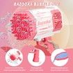 Original Patented 69 Holes Bazooka Bubble Gun|Rocket Boom Bubble Blower|Giant Toddler Outdoor Toys for Kids Ages 4-8 Best Gifts (Pink)