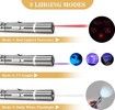Laser Pointer,Cat Toys,Kitten Dog Laser Pen Toy,Red Dot LED Light Pointer Interactive Toys,USB Charging,5 Switchable Patterns