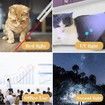 Laser Pointer,Cat Toys,Kitten Dog Laser Pen Toy,Red Dot LED Light Pointer Interactive Toys,USB Charging,5 Switchable Patterns